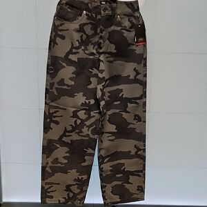 Vans Sirelle Printed Camo Baggy Fit Pants Size 29